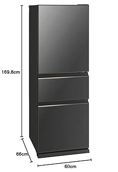 Amazon | 三菱電機 冷蔵庫 幅60cm 330L 右開き 3ドア 野菜室が